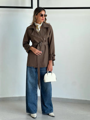 מעיל רומי m חום טיאגו