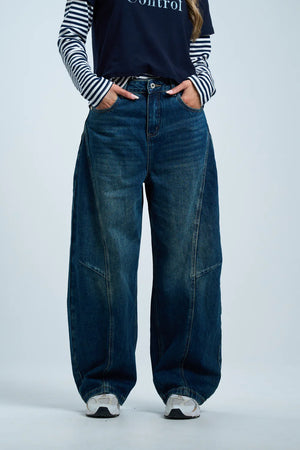 מכנס ג׳ינס אריאל ג׳ינס כחול טיאגו