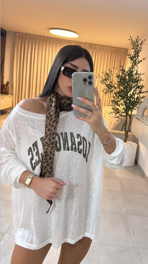 חולצה LOS ANGELS מבית גליתה רק בשני בוטיק מעצבים