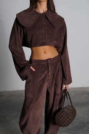 חליפת דארמר חליפה חום GOVANA