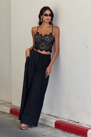 מכנס שלבי מכנס שחור טיאגו