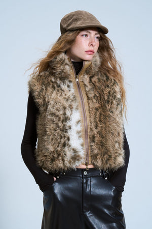 וסט לואי חולצה מנומר בהיר O.S טיאגו