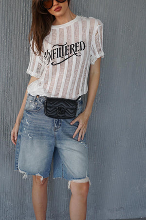 חולצת TEREDUNFIL חולצה לבן O.S אנטיגו