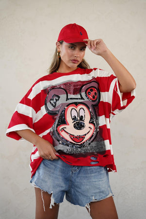 טישרט מיקי פסים RFA