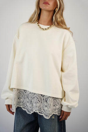 פוטר נועה חולצה שמנת O.S RFA