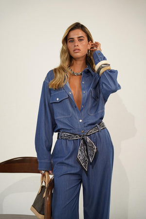 חליפת לוקאס חליפה תכלת O.S RFA