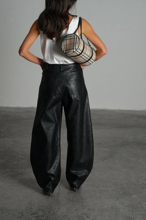 מכנס עור ג׳אגר מכנס GOVANA