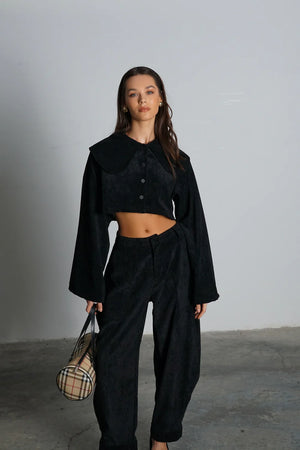 חליפת דארמר חליפה שחור GOVANA