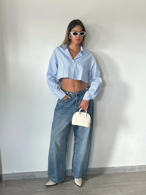 מכנס ג'ינס ג'וי one-size-36-40 כחול טיאגו