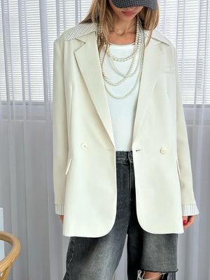 ג'קט מיכאלה ג'קט לבן 101