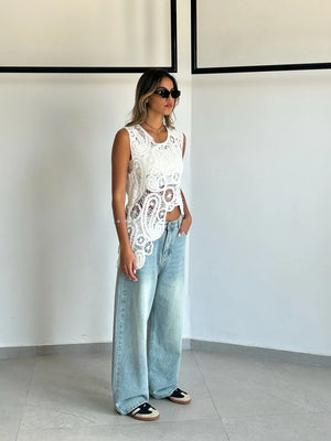 מכנס ג׳ינס לואי תכלת ג׳ינס טיאגו