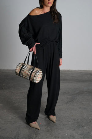 חליפת בלוברי חליפה שחור GOVANA