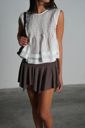 טופ קייל חולצה לבן GOVANA