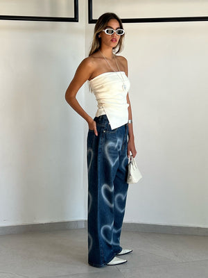 ג׳ינס אלבי ג׳ינס o-s שחור טיאגו