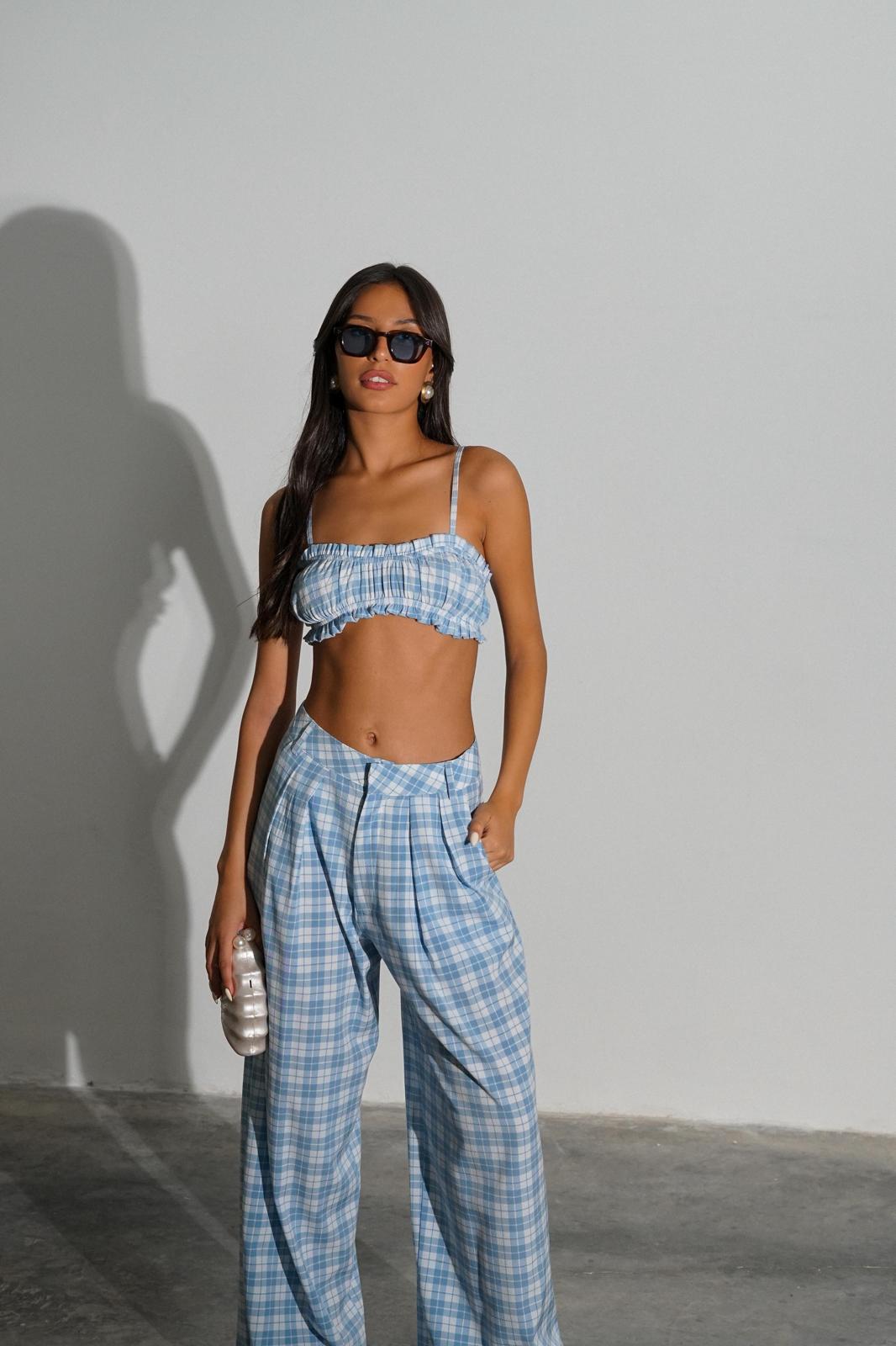 חליפת ניקולטה חליפה תכלת GOVANA