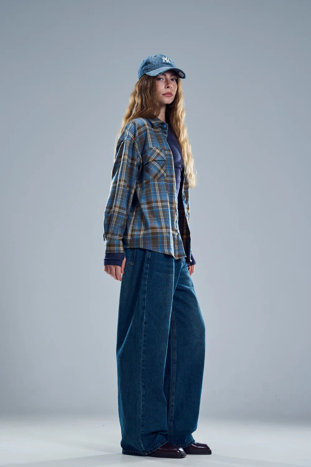 חולצת איזבל משבצות חולצה טיאגו