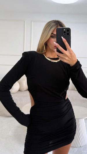 שמלת סטאר שמלה שחור O.S נטלי שווילי