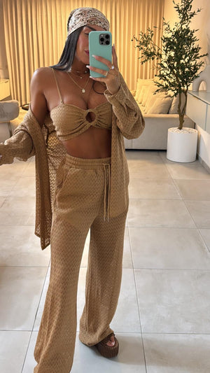 חליפת סריג 3 חלקים חליפה גליתה