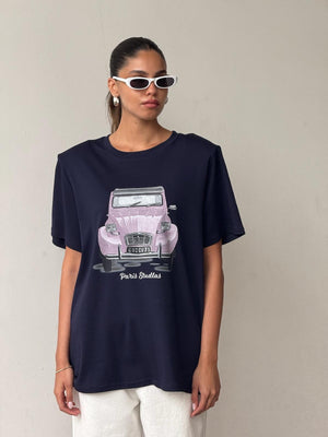 חולצת שנית חולצה כחול O.S טיאגו