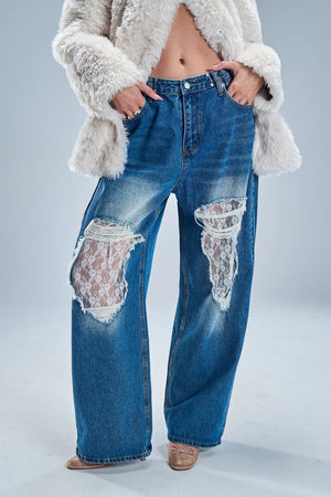 מכנס ג׳ינס לידור ג׳ינס כחול O.S טיאגו