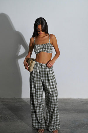 חליפת ניקולטה חליפה ירוק GOVANA