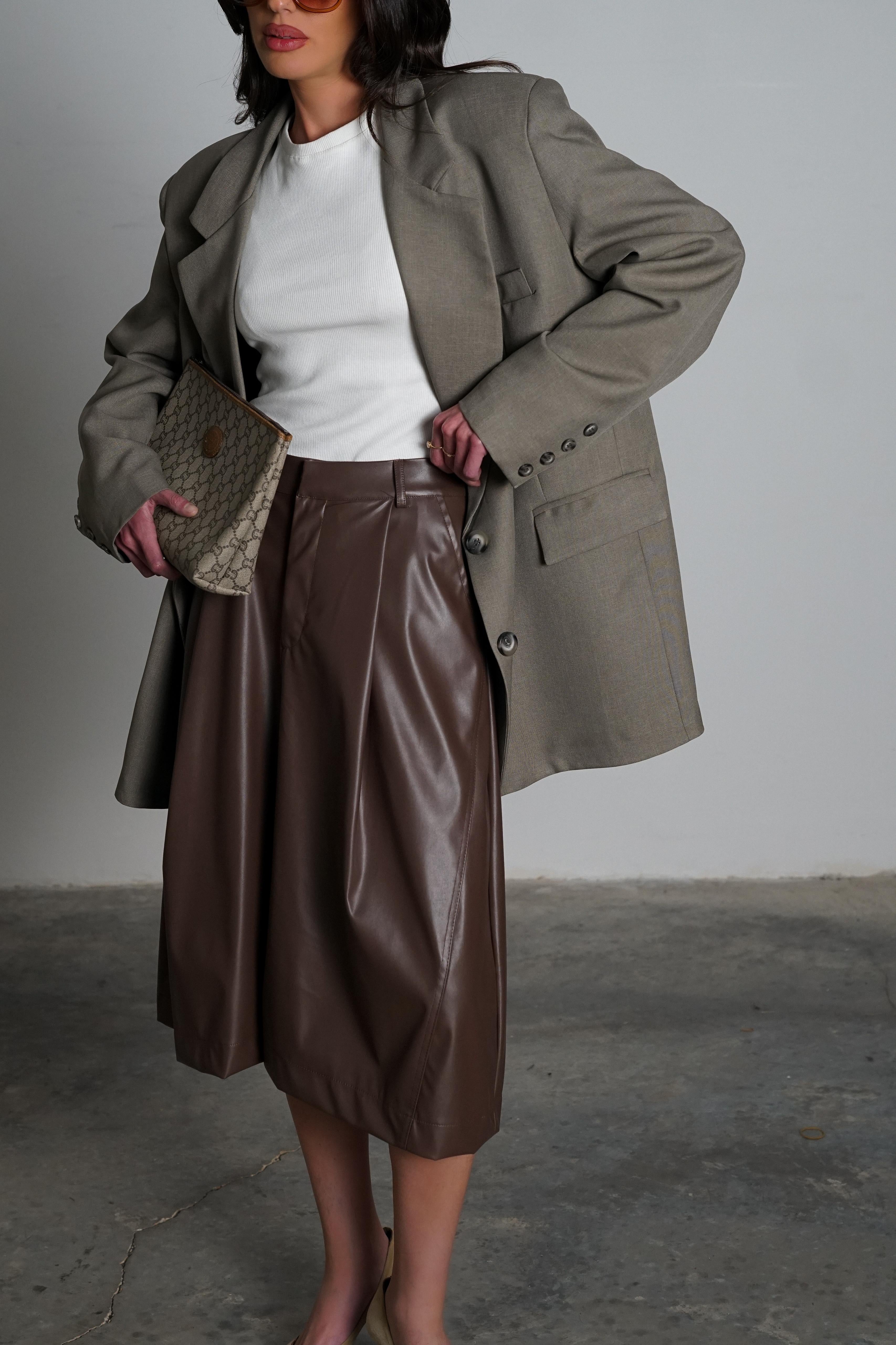 מכנס פיטרסון מכנס חום GOVANA