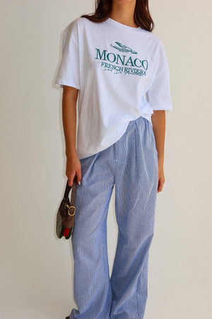 חולצת מונאקו חולצה לבן GOVANA