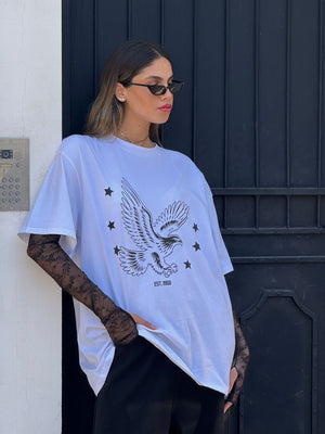 חולצת טיאה חולצה לבן טיאגו