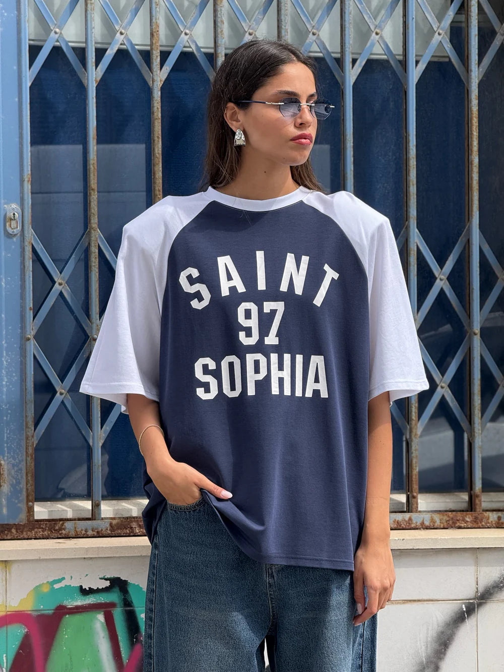 חולצת סופי חולצה כחול O.S טיאגו