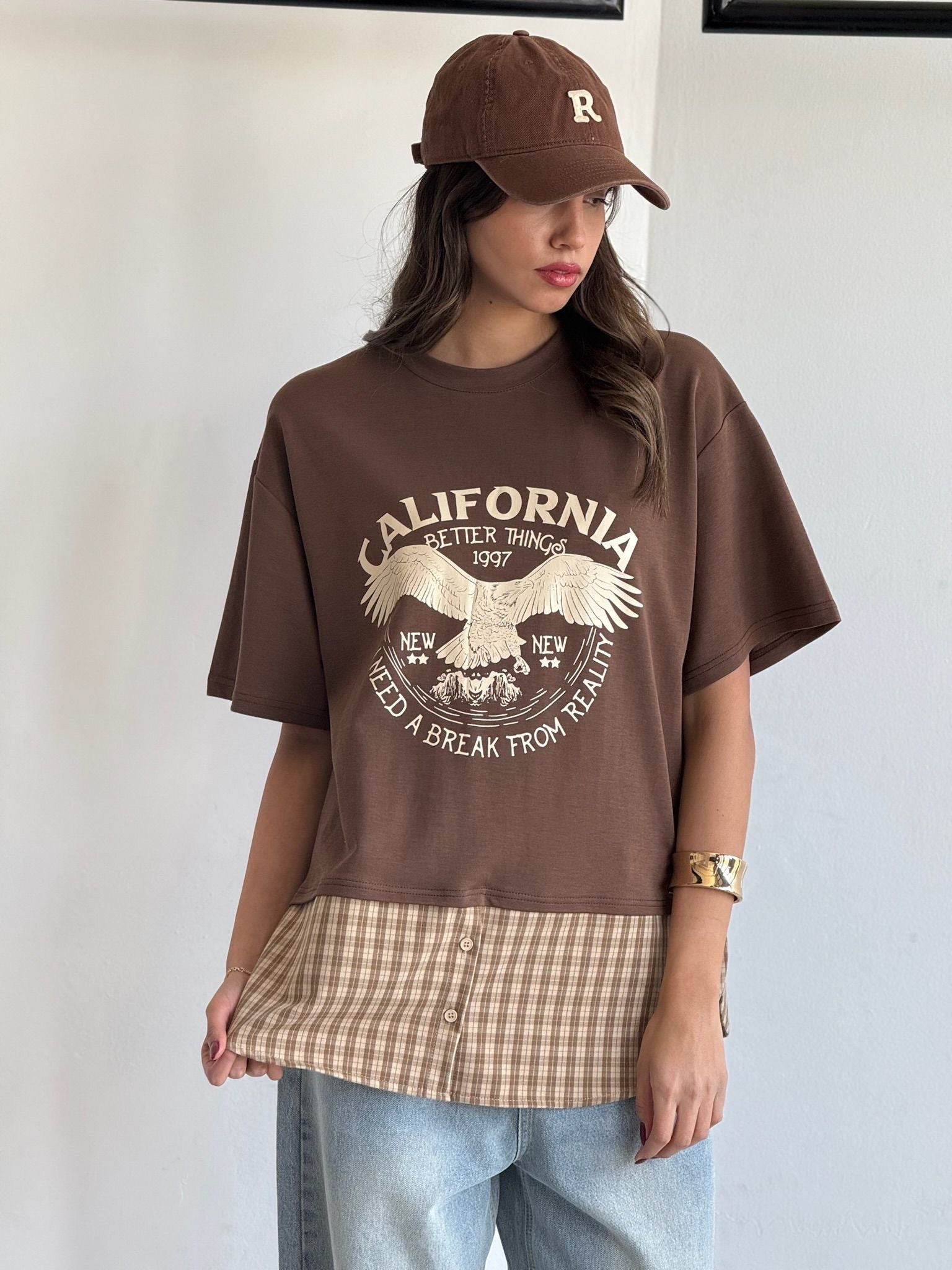 חולצת ליאה חולצה חום טיאגו