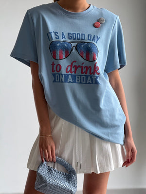 טישרט מיה חולצה תכלת טיאגו