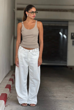 מכנס ג׳ינס לואי לבן ג׳ינס לבן O.S טיאגו