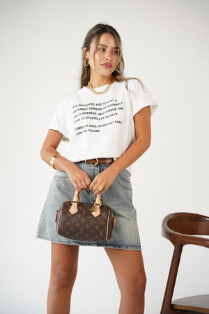 חולצת כיתוב שירלי חולצה RFA