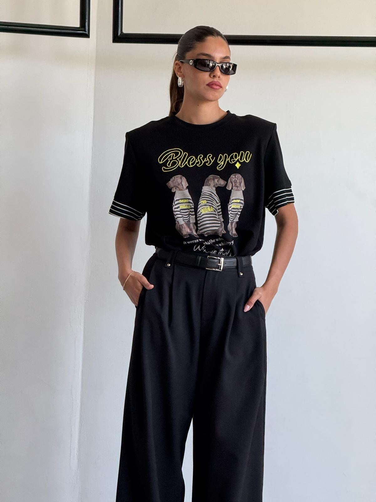 חולצת מיתר חולצה טיאגו