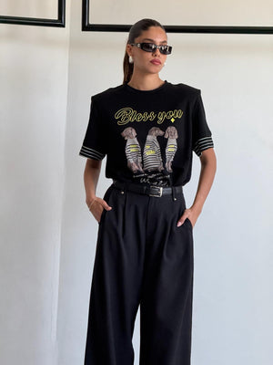 חולצת מיתר חולצה טיאגו