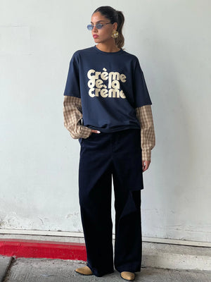 חולצת מיה חולצה תכלת O.S טיאגו