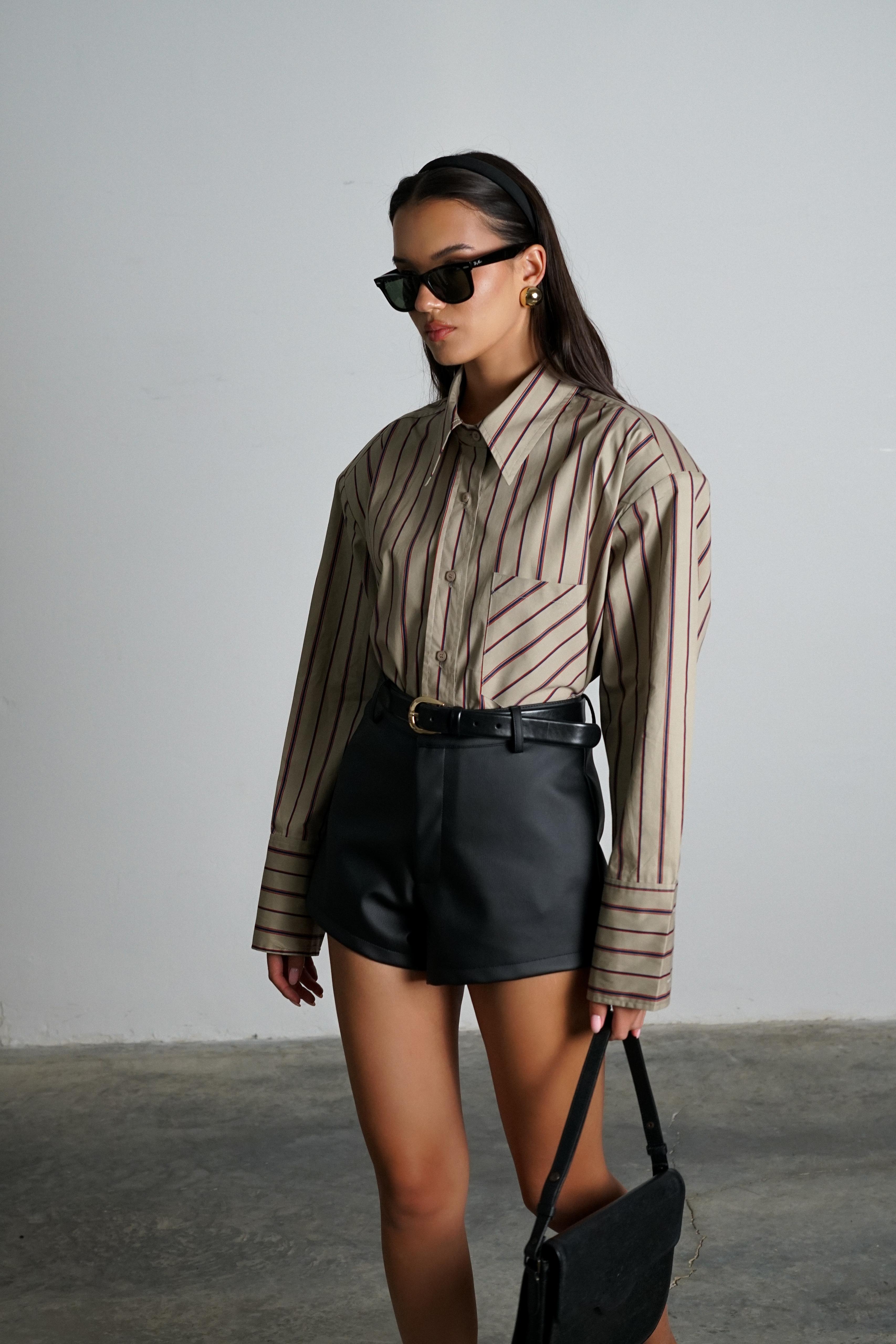 חולצת קיאטרו חולצה בז' O.S GOVANA