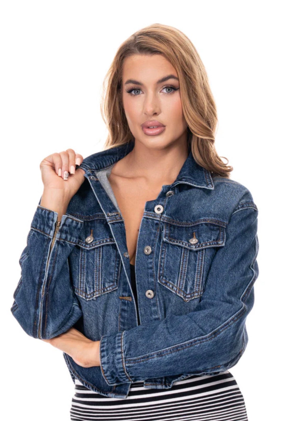 ג׳קט ג׳ינס גלית ג'קט כחול גליתה