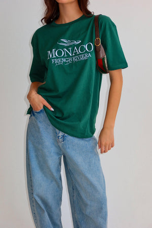 חולצת מונאקו חולצה ירוק GOVANA