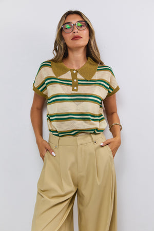 חולצת יולי חולצה ירוק O.S טיאגו