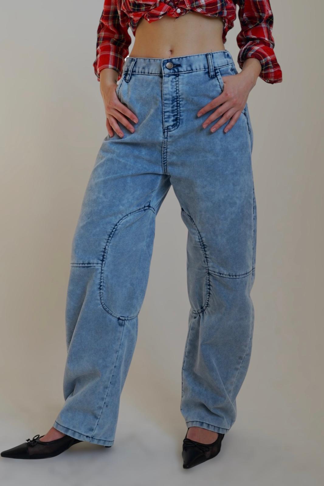 ג'ינס קורדרוי BEVERLY INDIGO