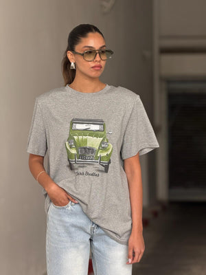 חולצת שנית חולצה אפור בהיר O.S טיאגו