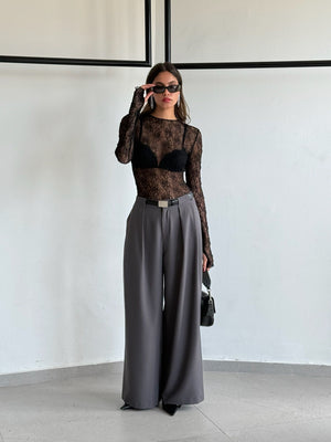 מכנס איזבלה מכנס אפור טיאגו