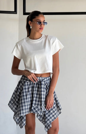 חצאית פראנקי חצאית כחול טיאגו