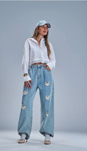 מכנס ג׳ינס מיליה ג׳ינס טיאגו